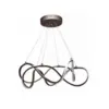 Pendente Led Tep 3000K 58W Bivolt 60x20cm 2083 Aluminio Marrom Nordecor