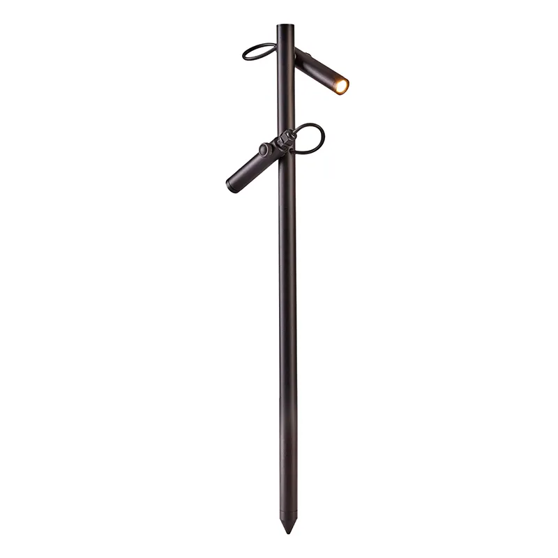 Mini Espeto Led Kewe Ip67 40Cm 36° 2X 1W 3000K Preto Nordecor