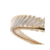 Pendente Led Cristal Lezie 60Cm 49W 3000K Ouro Brilho Nordecor