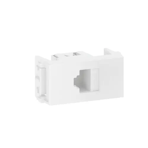 Modulo Tomada RJ45 CAT 6 Branco