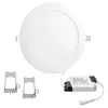 Painel Led Embutir 3W Redondo 8x8 6500K Bivolt Branco Nordecor