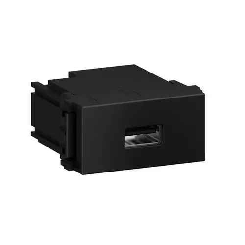 Modulo Carregador Keystone USB Preto
