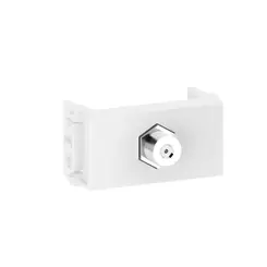 Modulo Tomada Antena TV Branco