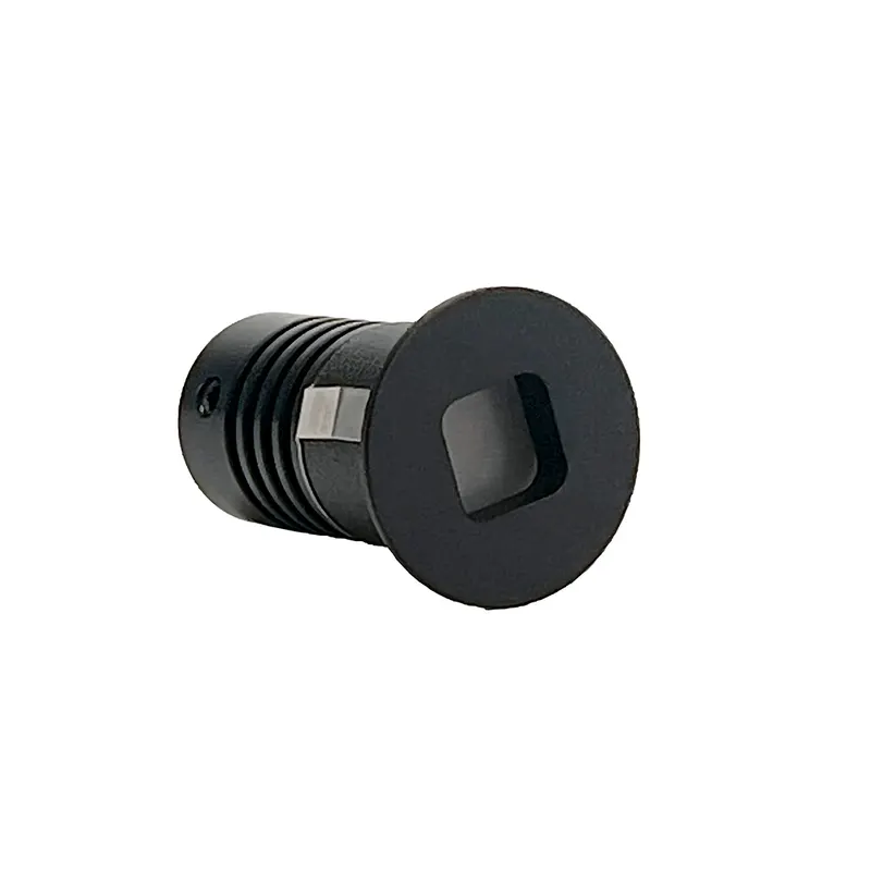 Mini Spot Led Domy Nam Redondo Embutir 1W 3000K Irc90 Preto Nordecor