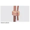 Conector Aterramento Gar P/ Cabos 16-35mm x Hastes 1/2 e 5/8 Intelli