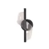 Arandela Symphony Led 4W 290LM 3000K 290X110mm Preto Bivolt Usina