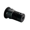Mini Spot Led Auko Embutir Redendo 1W Irc90 3000K Preto Nordecor