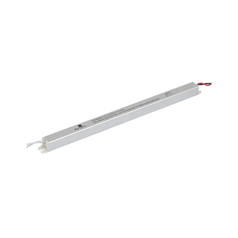 Driver Slim 60W 5A 12V Para Fita Led IP20 Bivolt Gaya