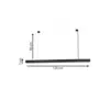 Pendente Led Otan 24W 3000K Preto Nordecor