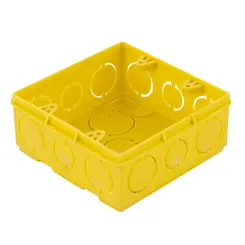 Caixa De Luz Amarelo PVC 4 X 4 Plastilit