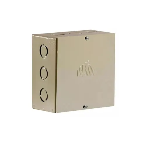 Caixa De Passagem Sobrepor Aco 20x20x15 Bege Arcoir