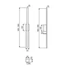 Arandela / Plafon Lineare 600X50X53Mm Led 10W 3000K 620Lm Bivolt Bt Usina