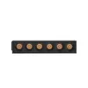 Luminaria LED Mag 6 Focos 2700K 6W 48V 12x8,5x2,2cm Aluminio Preto Gaya