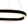 Pendente Harmony 800X100Mm Led 100W 6500Lm 3000K Bivolt Preto Usina