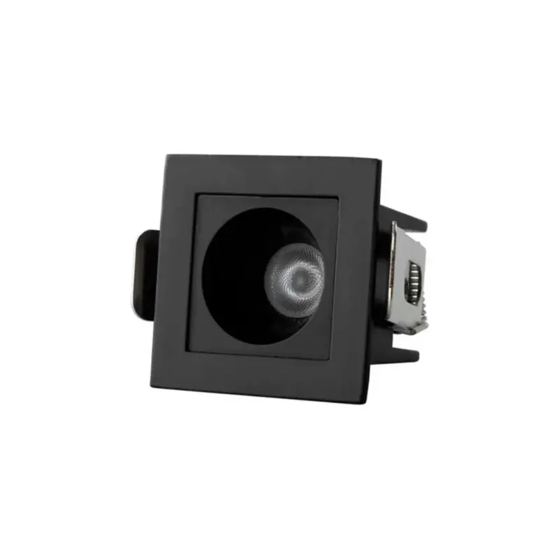 Mini Spot Focco Angulo 12º Preto 2700K 3W Gaya