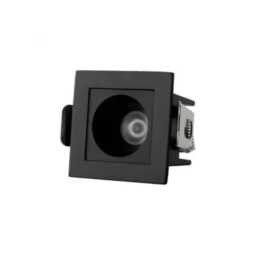 Mini Spot Focco Angulo 12º Preto 2700K 3W Gaya