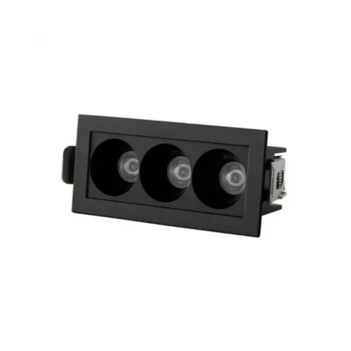 Mini Spot Focco Angulo 24º Preto 2700K 6W Gaya