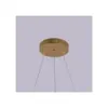 Pendente Led Euni Odi 60Cm 58W 3000K Dourado Fosco Nordecor