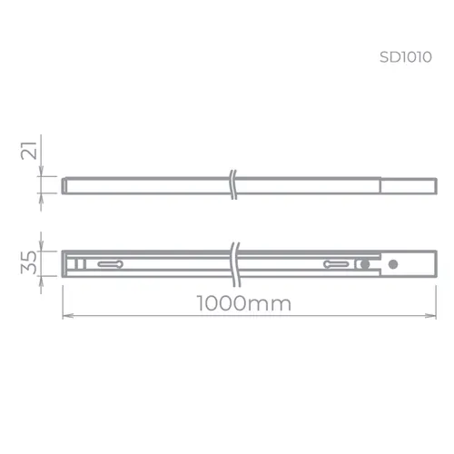 Trilho Eco 1M SD1010PTO Stella