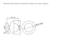 Arandela Bibelo Ø130X89Mm 1XG9 Bt Bt Fc Usina