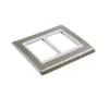 Placa 4X4 6 Postos Champagne C/ Branco