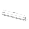 Modulo Linear Led Para Sity Irc>90 24W 2700K 48V Nordecor