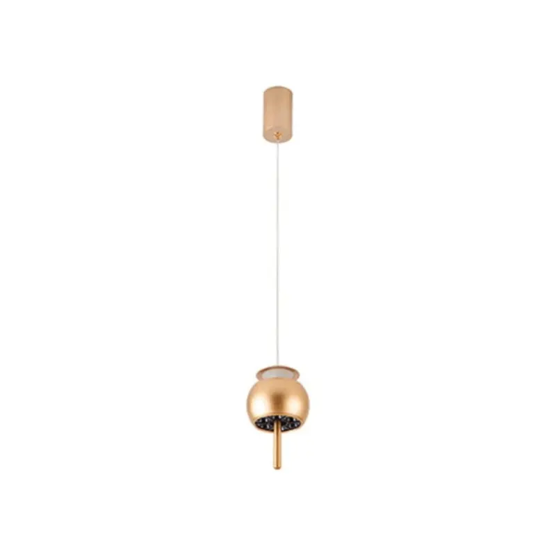 Pendente Led Oliwa 5+5W 3000K Dourado Fosco 2807 Nordecor