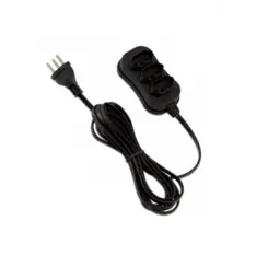 Extensao 3 Tomadas Slim Bipolar Preto 10m Force line*