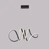 Pendente Led Lire CristalL 58W 3000K Preto Nordecor