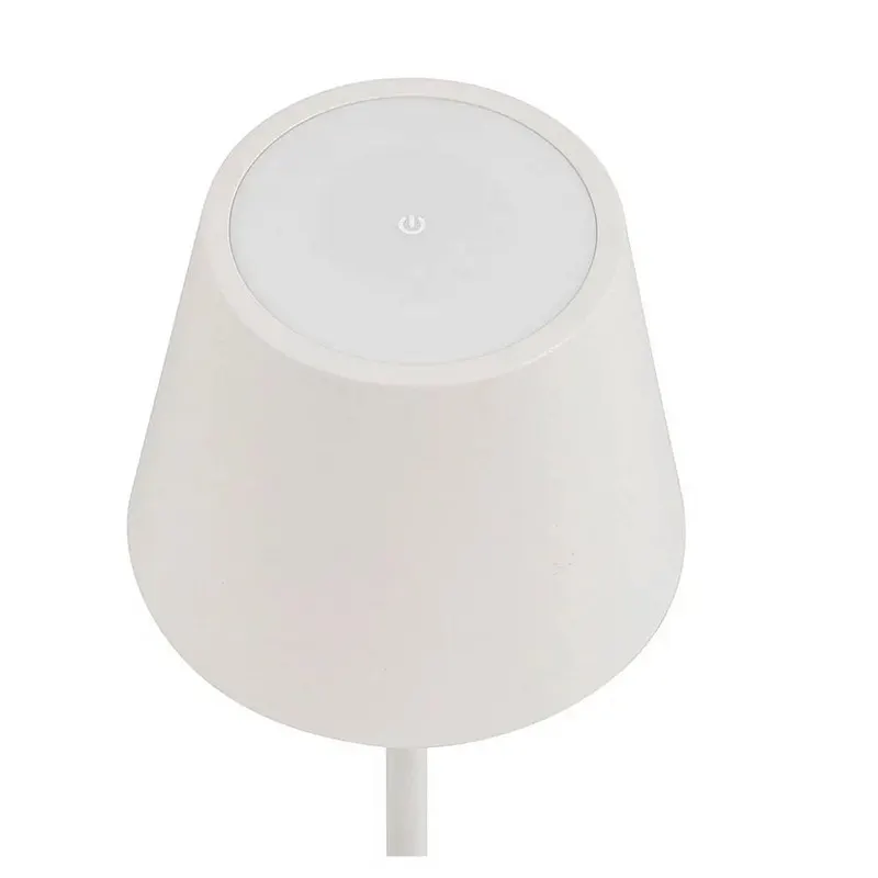 Luminaria Milano Branca Dimerizavel E Recarregavel 3000K 3W Gaya