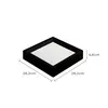 Painel Led Kais Sobrepor 24W 4000K 28,2x28,2 Preto Nordecor