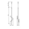 Pendente Igual Articulado 240X200X900Mm 4xMr11 Bt Bt 1Br Usina