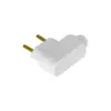Plugue Macho 2P 20A 90° Branco Pial Legrand***