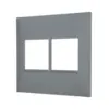 Placa 2+2 Postos 4x4 Cinza Pial Plus + Legrand