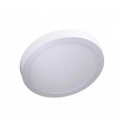 Painel Led Sobrepor 6W Redondo 12x12 6500K Bivolt Branco Nordecor