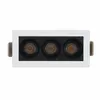 Mini Spot Focco Angulo 12° Branco E Preto 4000K 6W Gaya