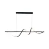 Pendente Contour 1200X200Mm Led 30W 1950Lm 3000K Bivolt Preto Usina