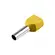 Terminal Pre Isolado Tubular Ilhos Duplo 6mm Intelli