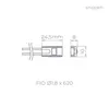 Conector 2 Fios Para Fita LED All Light STH20871 Stella