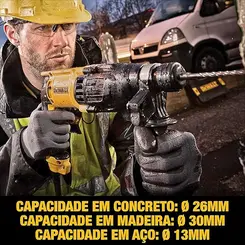 Martelete Rompedor SDS Plus 800W C/ Maleta 220V 1 (26MM) VVR Dewalt