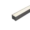Perfil Sobrepor (30 X 10mm) LA-839 Grande 3m Preto Led Art