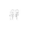 Arandela Dallas 115X390X125Mm 2xMr16 Bt Bt Usina