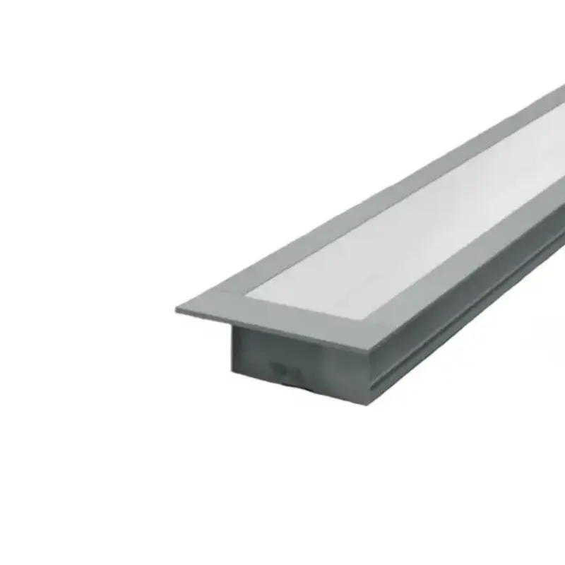 Perfil Embutir PMMA Alto Trafego IP67 Piso (25 X 18mm) LA-855 3m Branco Led Art