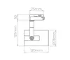 Spot Flow Ar70 Para Trilho Eco SD1970BR Stella