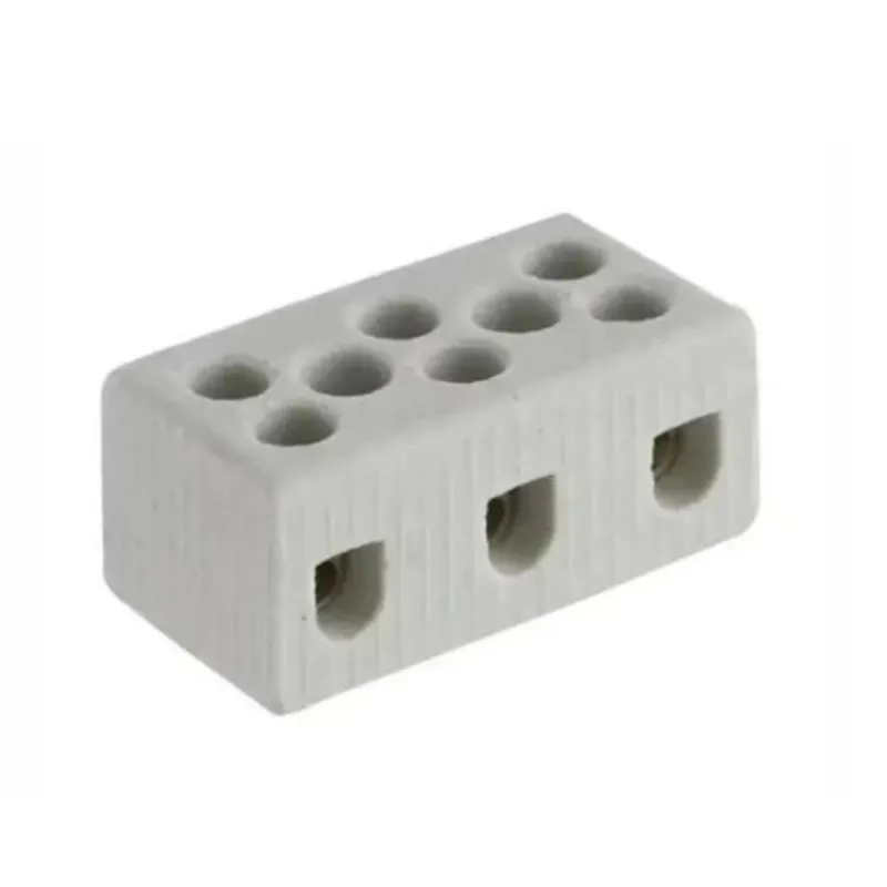 Conector De Porcelana Tripolar 10mm Foxlux