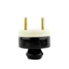 Pino Polarizado De Porcelana 20A 2 Polos FX16 Preto Foxlux