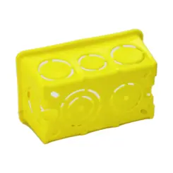 Caixa De Luz Amarelo PVC 4 x 2 Plastilit