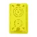 Caixa De Luz Amarelo PVC 4 x 2 Plastilit