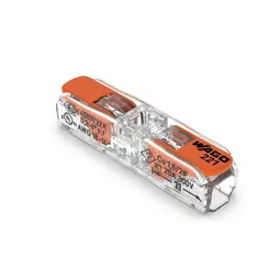 Conector Emenda 2 polos 4mm 221 Wago