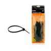 Abracadeira Nylon 200x2,5mm 100un Preta Foxlux
